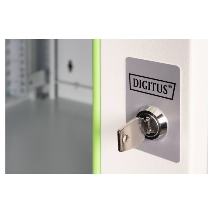 Digitus Armario de pared Unique 9U 600x450mm Gris claro