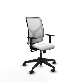 PIQUERAS Y CRESPO Silla de oficina Motilla con mecanismo Sincro, color Blanco