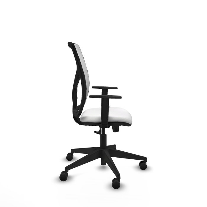 PIQUERAS Y CRESPO Silla de oficina Motilla con mecanismo Sincro, color Blanco PIQUERAS Y CRESPO Silla de oficina Motilla con mecanismo Sincro, color Blanco