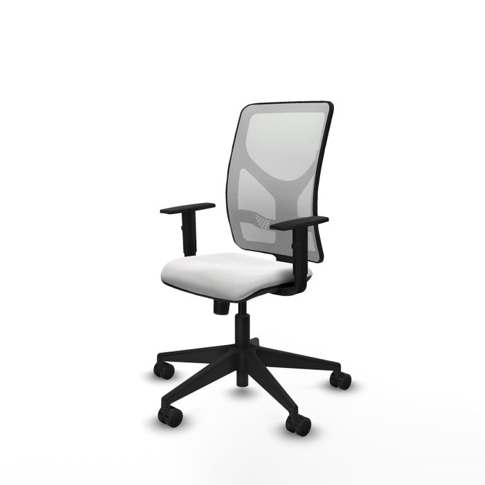 PIQUERAS Y CRESPO Silla de oficina Motilla con mecanismo Sincro, color Blanco PIQUERAS Y CRESPO Silla de oficina Motilla con mecanismo Sincro, color Blanco