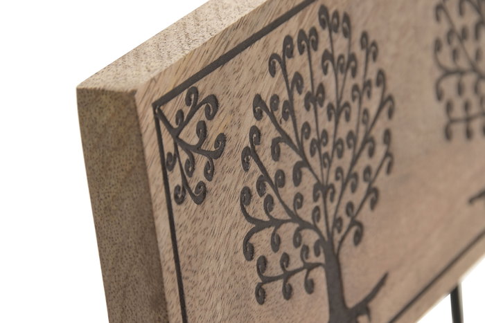 DKD Home Decor Perchero Pared Arabe Marron Hierro 5 x 16.5 x 38 cm (2 Unidades)