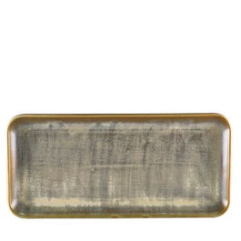 GENWARE TERRA Bandeja de Vajilla Complementos Matt Grey, 36 x 16.5 cm (Set de 6)