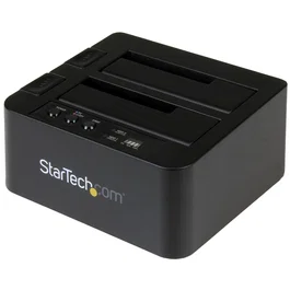 StarTech.com Duplicador Clonador Autónomo de Discos Duros SATA USB 3.1 (10Gbps) para SSD/HDD 2.5/3.5 Pulgadas
