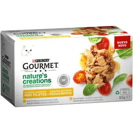 Purina Gourmet Ntrls Gig Mvchicken 12x4x85 gr - Comida Húmeda para Gato