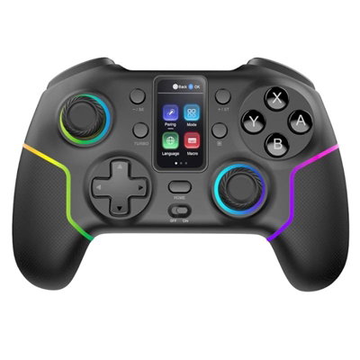 Mars Gaming MGP-V3 Gamepad Inalámbrico Multiplataforma con Pantalla LCD, Hall Effect y ARGB para Switch, PC, Android, iOS | Hasta 9h Autonomía Mars Gaming MGP-V3 Gamepad Inalámbrico Multiplataforma con Pantalla LCD, Hall Effect y ARGB para Switch, PC, Android, iOS | Hasta 9h Autonomía