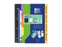 Oxford EBinder Pack Carpeta con Recambio 4 Anillas 80 Hojas + 5 Separadores Cartulina DIN A4+ para Organización Escolar