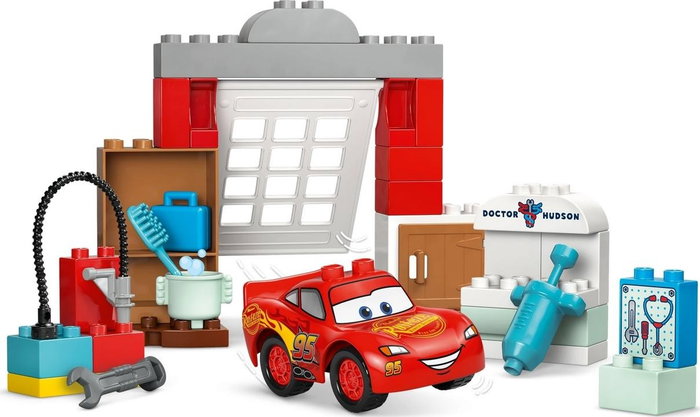 LEGO DUPLO Disney y Pixar Cars Visita de McQueen al taller de Doc 10456