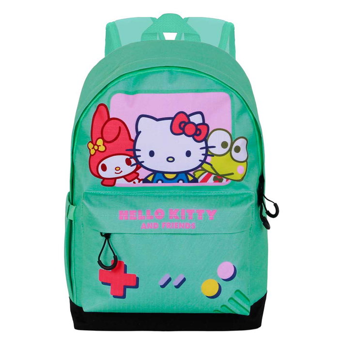 Karactermania Mochila Hello Kitty HS Fan 3.0 Videogame Turquesa