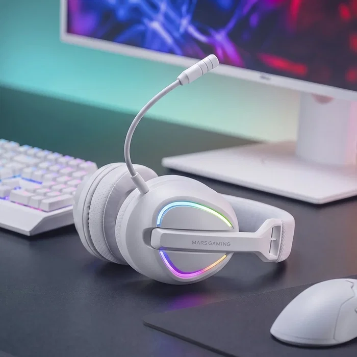 Mars Gaming MHW-QUASAR Auriculares Gaming Inalámbricos Blanco