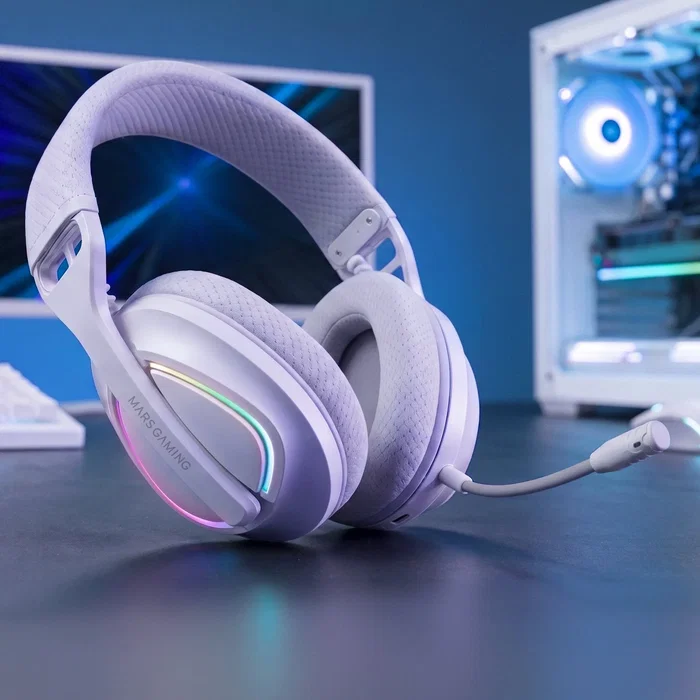 Mars Gaming MHW-QUASAR Auriculares Gaming Inalámbricos Blanco
