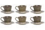 DKD Home Decor Cafe Urban Verde 17 x 35 x 20 cm Set de 6