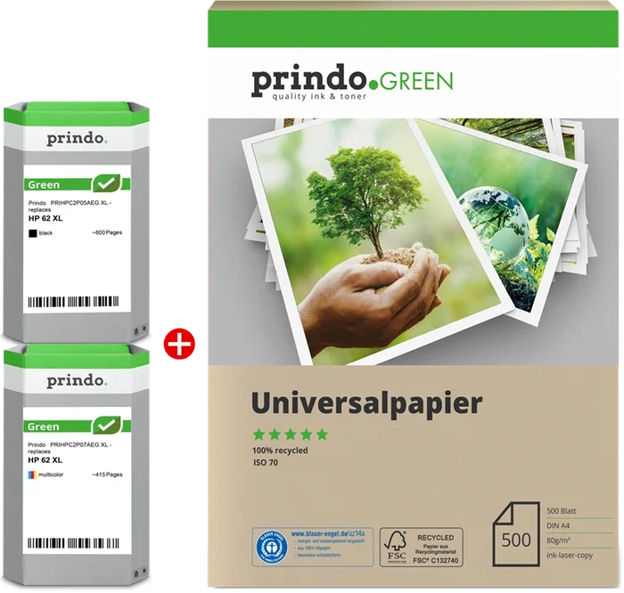 Prindo Green XL Pack de Valor Negro y Varios Colores