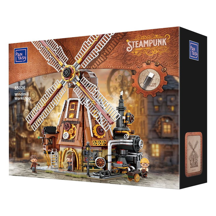 Pantasy Original Kit de Construcción Steampunk Windmill Workshop