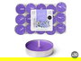 Acorde Set 30 Velas Tea Light Lavanda 3 Horas Duración 19x11.2x2.7 cm (Set de 24)