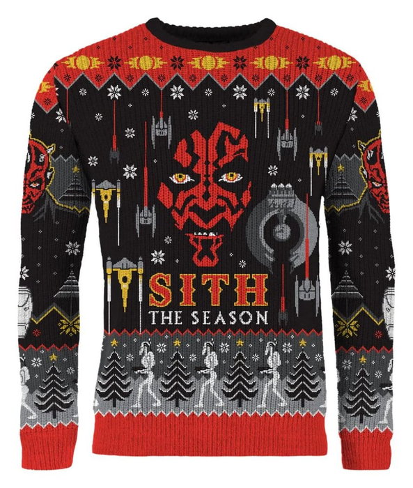 AAA Merchandise Sudadera navideña Star Wars Sith Talla XXL