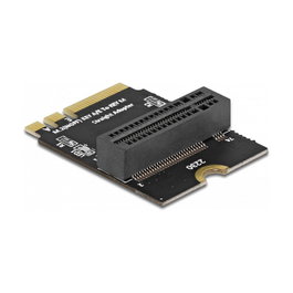 DeLOCK 64137 Adaptador M.2 key A+E a ranura key M acodado con soporte