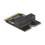 DeLOCK 64137 Adaptador M.2 key A+E a ranura key M acodado con soporte