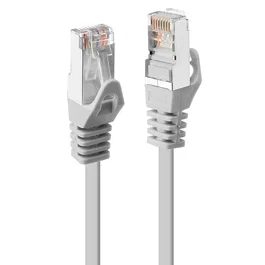 Lindy Cable de Red 48341 0.5m Cat5e F/UTP (FTP) Gris - Cable de Red RJ45 a RJ45 Macho