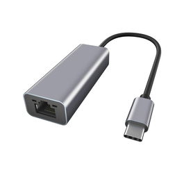 Ewent Adaptador de Red Gigabit USB-C a RJ45, 10/100/1000 Mbps, USB 3.2 Gen1, Plug and Play, EW9818