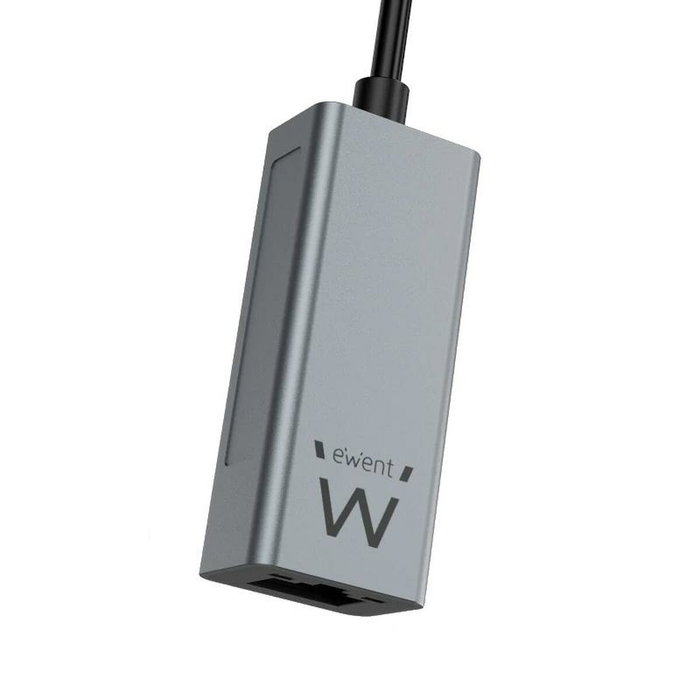 Ewent Adaptador de red Gigabit USB-C a RJ45 Gris EW9818 Ewent Adaptador de red Gigabit USB-C a RJ45 Gris EW9818