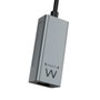 Ewent Adaptador de red Gigabit USB-C a RJ45 Gris EW9818