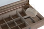 DKD Home Decor Joyero PU 16x25x7,5 Corcho Natural Melocotón