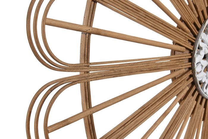 DKD Home Decor Decoración de Pared Bambú y MDF Natural 73x73 cm DKD Home Decor Decoración de Pared Bambú y MDF Natural 73x73 cm