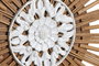 DKD Home Decor Decoración de Pared Bambú y MDF Natural 73x73 cm
