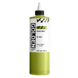 Golden High Flow Colores Acrílicos Verde Oro 473 ml