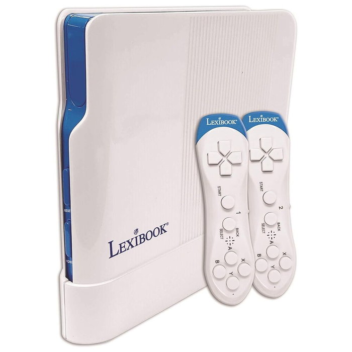 LEXIBOOK Consola de videojuegos con 200 juegos integrados, 2 mandos inalámbricos, conexión RCA y HDMI, multijugador LEXIBOOK Consola de videojuegos con 200 juegos integrados, 2 mandos inalámbricos, conexión RCA y HDMI, multijugador