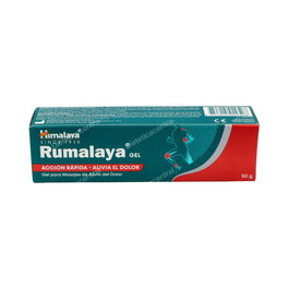 HIMALAYA Rumalaya Gel 50 Gr - Gel Calmante para Músculos y Articulaciones con Efecto Frío-Calor, 50 Gramos