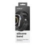 Celly Correa para Apple Watch 42/44/45 mm Silicona Negra