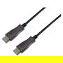 EQUIP Cable HDMI 119433 Óptico Activo 2.0, 100m, 4K 60Hz, HDR, Ethernet, Estándar A-A, Negro