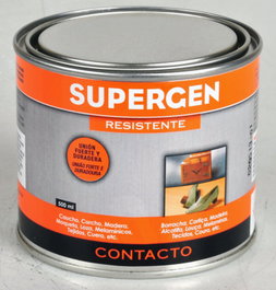 Supergen Pegamento de contacto amarillo 500 ml