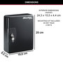 Master Lock Key Box KB-25ML para 25 llaves, Negro
