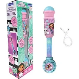 Lexibook Micrófono Gabby y la Casa Mágica con tubo de luz y altavoz