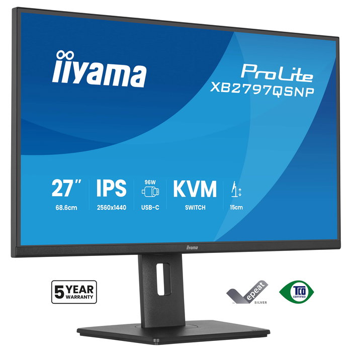 Iiyama ProLite XB2797QSNP-B1 Monitor de 27 IPS Quad HD Iiyama ProLite XB2797QSNP-B1 Monitor de 27 IPS Quad HD