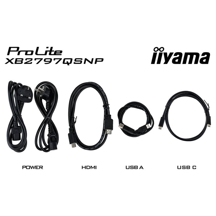 iiyama ProLite XB2797QSNP-B1 27'' QHD IPS 75Hz USB-C 96W KVM