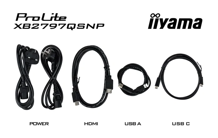 iiyama ProLite XB2797QSNP-B1 27'' QHD IPS 75Hz USB-C 96W KVM