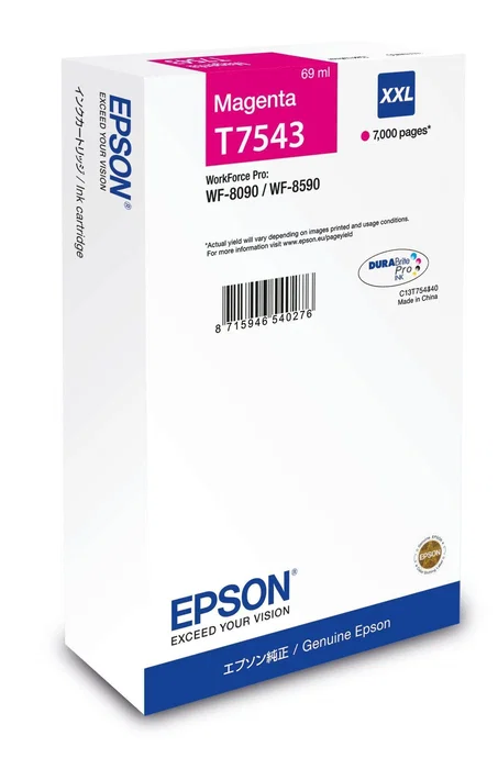 Epson Cartucho de Tinta Magenta XXL Original C13T75434N Epson Cartucho de Tinta Magenta XXL Original C13T75434N
