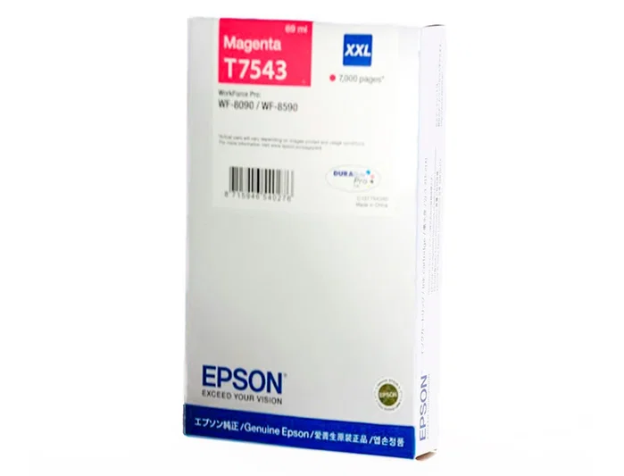 Epson WF-8X90 Original Tinta Magenta XXL 7000p - Cartucho para Impresora Ink-jet