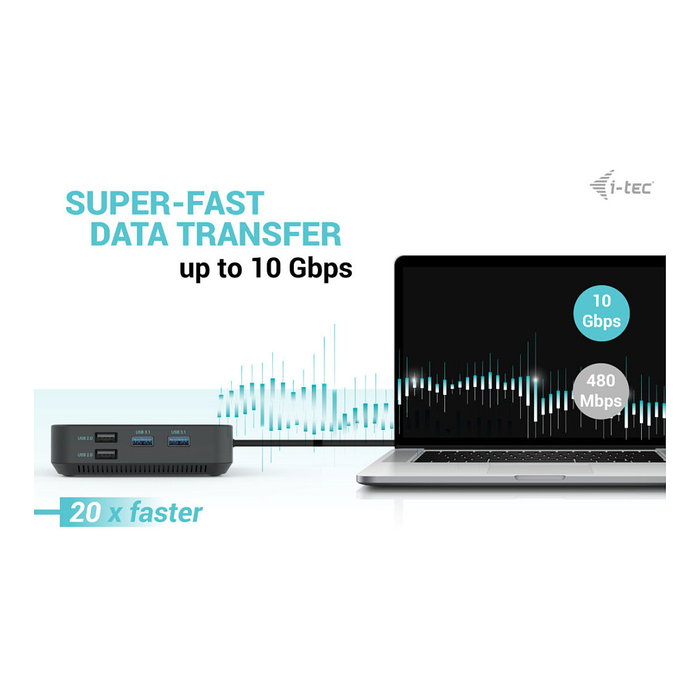 I-Tec Docking Station USB-C con HDMI Dual, DisplayPort y Carga Rápida Power Delivery 100W I-Tec Docking Station USB-C con HDMI Dual, DisplayPort y Carga Rápida Power Delivery 100W