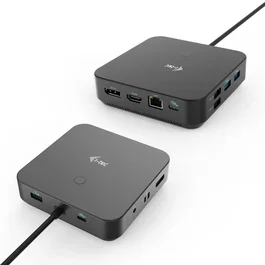 Hub USB i-Tec C31TRIPLE4KDOCKPDPRO Negro