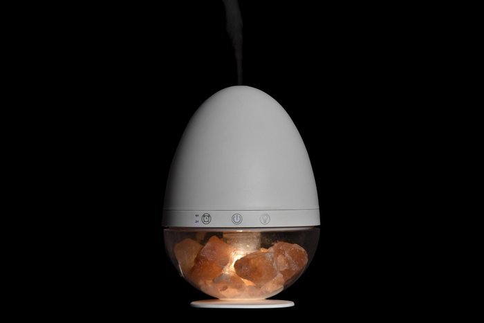 DKD Home Decor Difusor de Aroma LED con Sal 300 ml