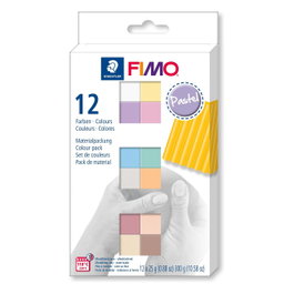 Fimo Set de pasta de modelar 12x25g Colores surtidos