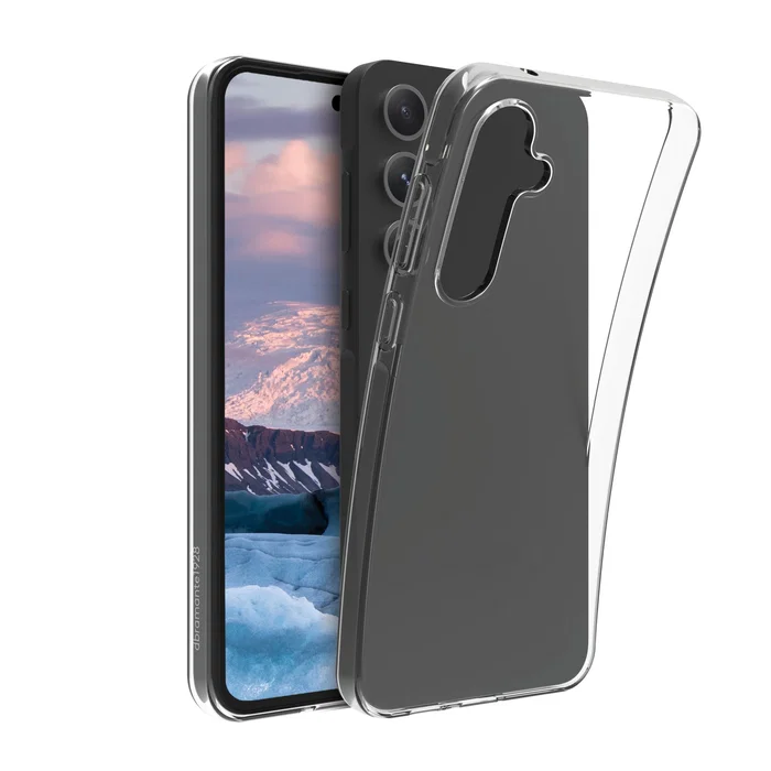 Samsung Funda Transparente Galaxy A55 5G - Dbramante1928 Nuuk, Plástico Reciclado, Resistente a Rayones, para Pantalla de 6.6 Pulgadas (16.8 cm)