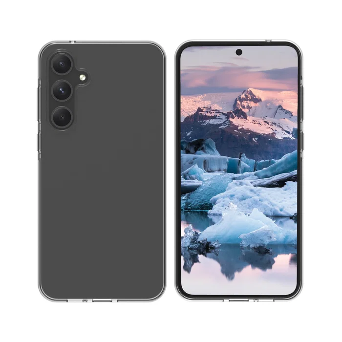 Samsung Funda Transparente Galaxy A55 5G - Dbramante1928 Nuuk, Plástico Reciclado, Resistente a Rayones, para Pantalla de 6.6 Pulgadas (16.8 cm)