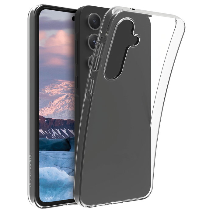 dbramante 1928 BULK - NUUK Funda Transparente para Samsung Galaxy A55 5G (6.6") de Plástico Reciclado, Resistente a Rayones