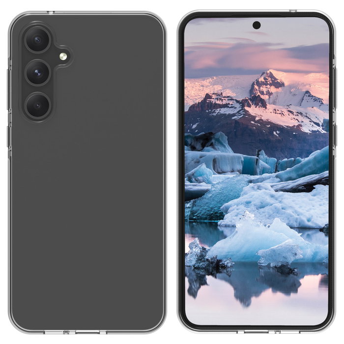 dbramante 1928 BULK - NUUK Funda Transparente para Samsung Galaxy A55 5G (6.6") de Plástico Reciclado, Resistente a Rayones