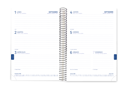 Enri Agenda Escolar 2025-2026 Identity Tapa Extradura 4º Semana Vista 400195389